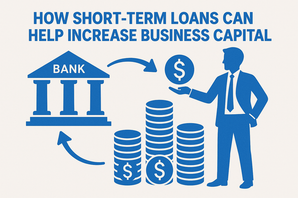 Image of a man increasing his business revenue through a loan